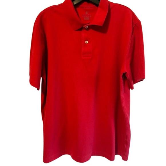 Lands' End Other - Lands End Men's Shirt Sleeve Polo shirt Sz Large Red